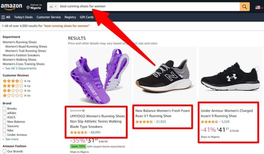 Optimize your title in amazon seo