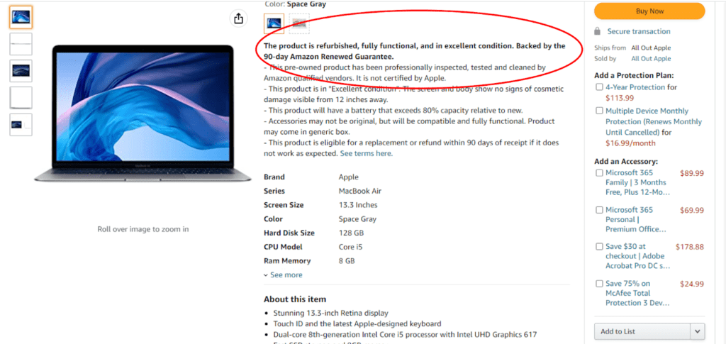 What to keep in mind when buying on Amazon Renewed
